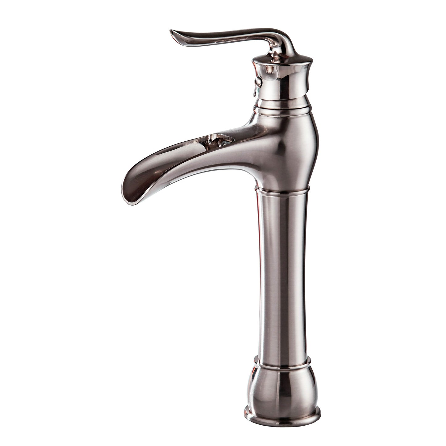 FBUKE Waterfall Faucet for Bathroom Vessel Sink Bowl Single Handle Lever Tap