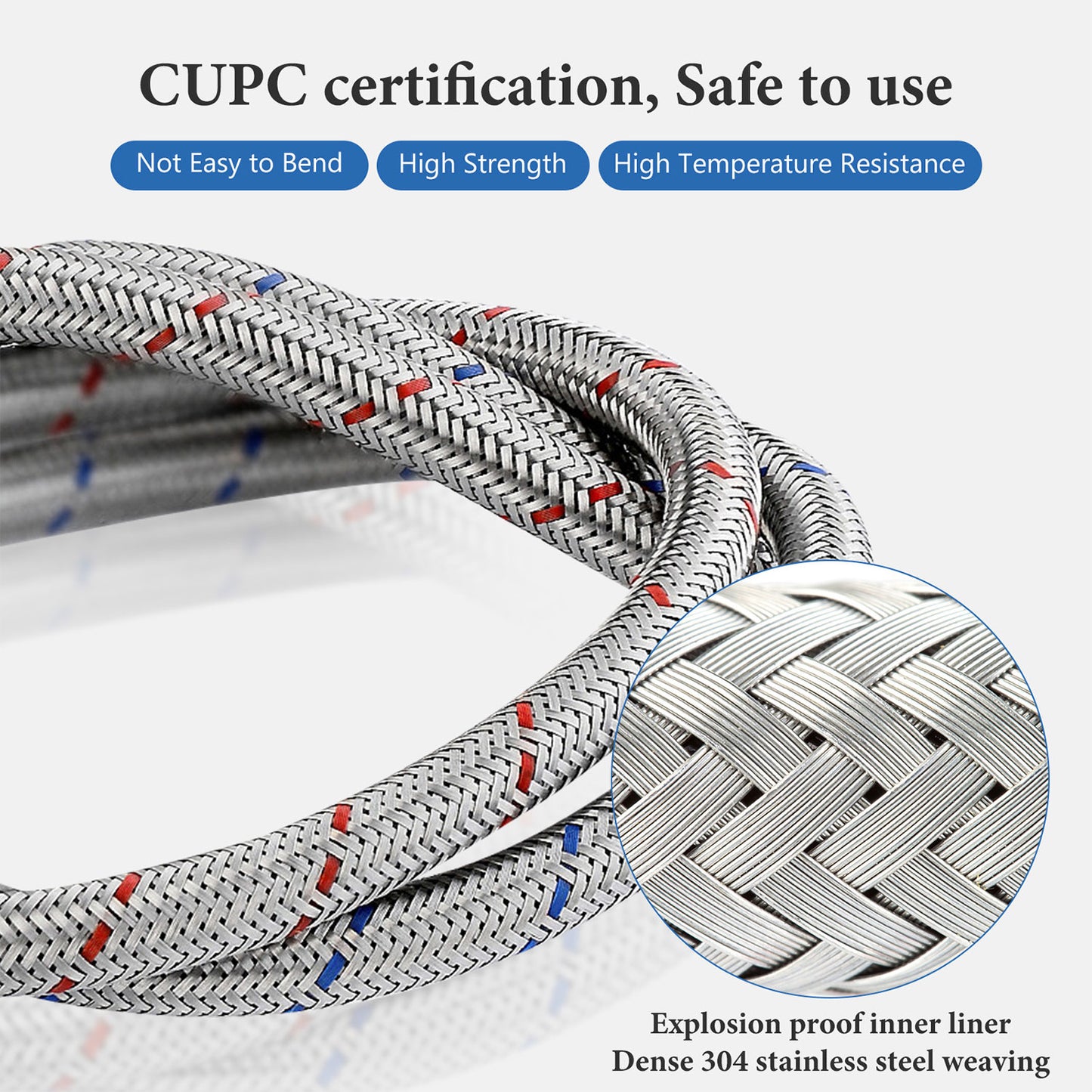 FBUKE Bathroom Sink Faucet Widespread for 8-16 inch 3 Hole Sink with Drain Stopper, 2 Handles, Matte Black